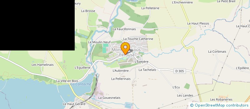 localisation de l'entreprise MADAME EMILIE BELLIER  MONTREUIL-SOUS-PEROUSE