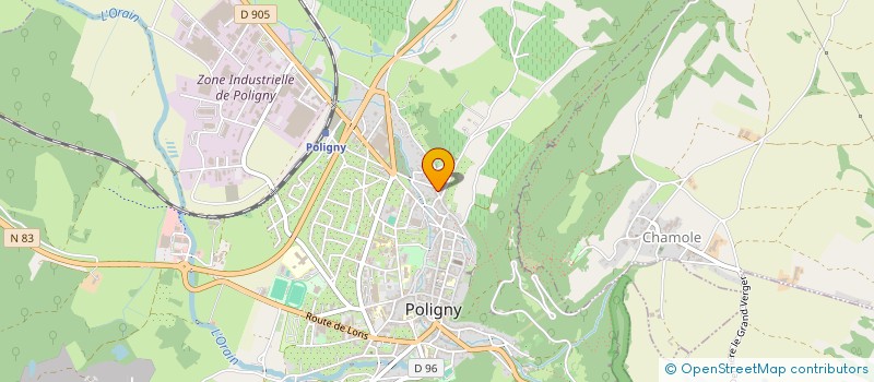 localisation de l'entreprise MADAME EMILIE BELOT à POLIGNY