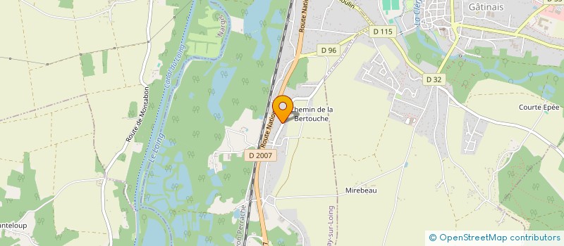 localisation de l'entreprise MADAME EMILIE BENAMAR à FONTENAY-SUR-LOING