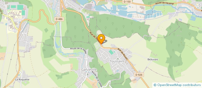 localisation de l'entreprise MADAME EMILIE BENARD  TOUSSAINT