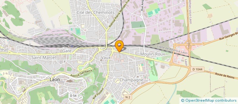 localisation de l'entreprise MADAME EMILIE BENOIT à LAON