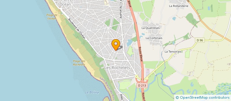 localisation de l'entreprise MADAME EMILIE BERANGER à SAINT-BREVIN-LES-PINS