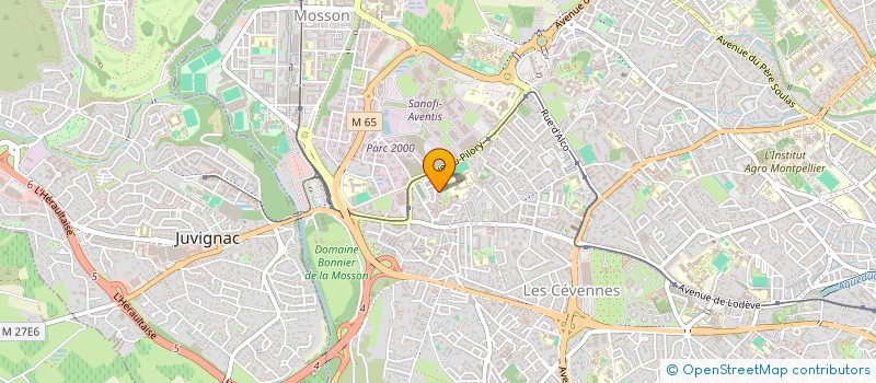 localisation de l'entreprise MADAME EMILIE BERARD à MONTPELLIER