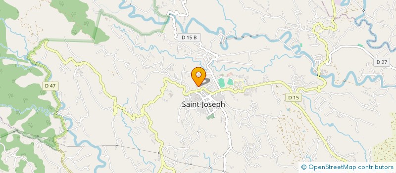 localisation de l'entreprise MADAME EMILIE BERGAME  SAINT-JOSEPH