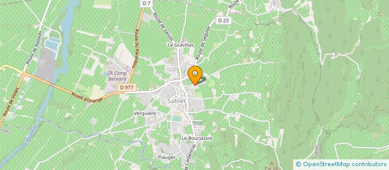 localisation de l'entreprise MADAME EMILIE BERNARD  SABLET