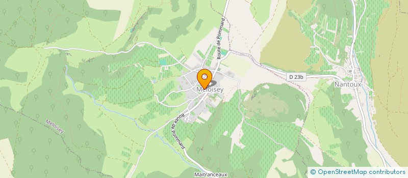 localisation de l'entreprise MADAME EMILIE BERNARD  MELOISEY