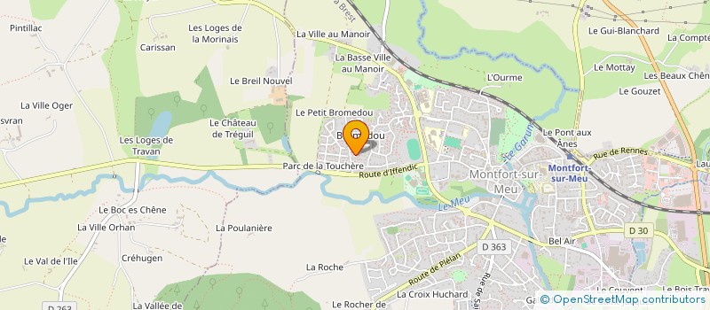 localisation de l'entreprise MADAME EMILIE BERNARD--ROQUES DE BORDA à MONTFORT-SUR-MEU