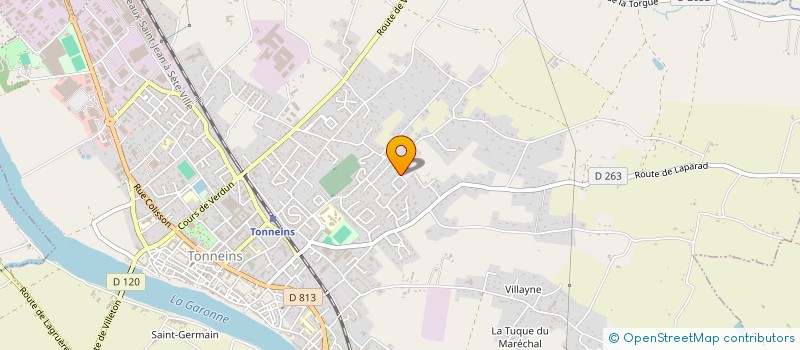 localisation de l'entreprise MADAME EMILIE BERNET  TONNEINS