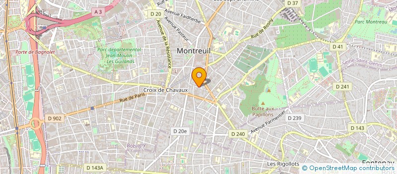 localisation de l'entreprise MADAME EMILIE BERQUEZ à MONTREUIL