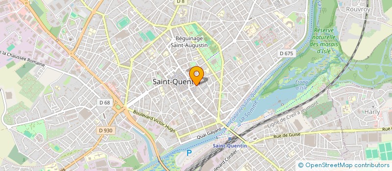 localisation de l'entreprise MADAME EMILIE BERTHE à SAINT-QUENTIN