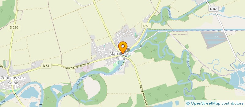 localisation de l'entreprise MADAME EMILIE BERTHONNEAU  MARCILLY-SUR-SEINE