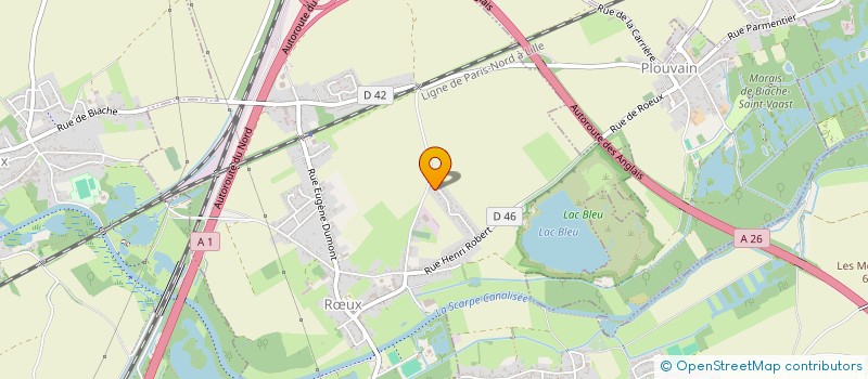 localisation de l'entreprise MADAME EMILIE BERTIAU  RUX