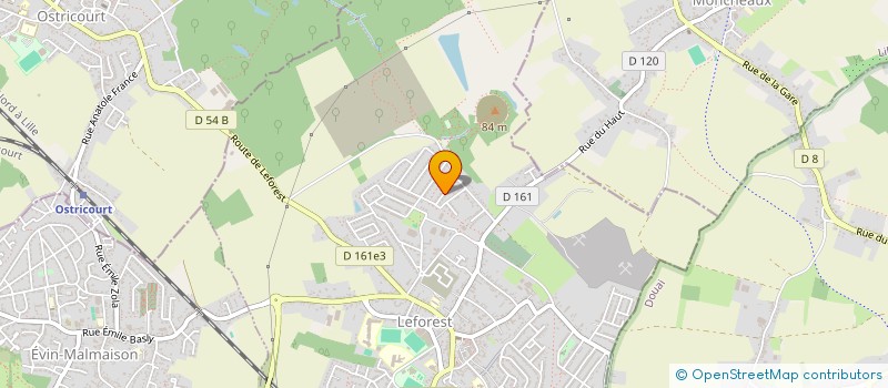 localisation de l'entreprise MADAME EMILIE BERTOLDO  LEFOREST