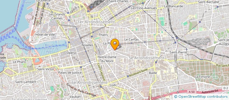 localisation de l'entreprise MADAME EMILIE BESINET à MARSEILLE