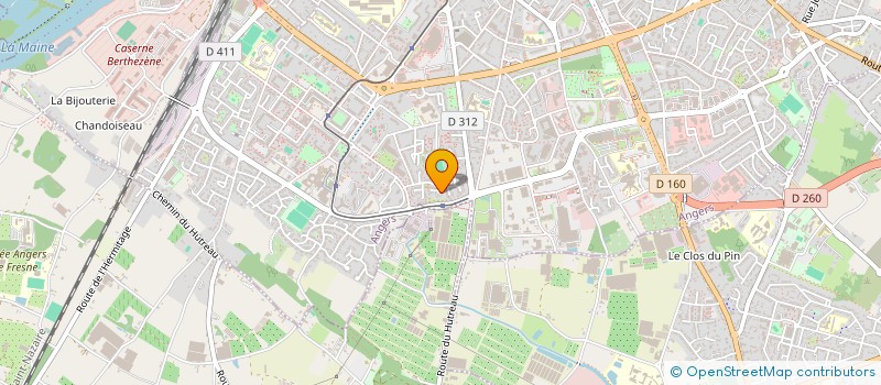 localisation de l'entreprise MADAME EMILIE BESNARD  ANGERS