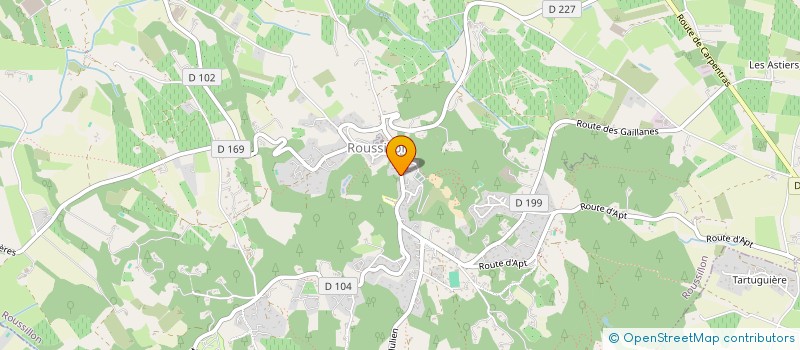 localisation de l'entreprise MADAME EMILIE BESNARD  ROUSSILLON