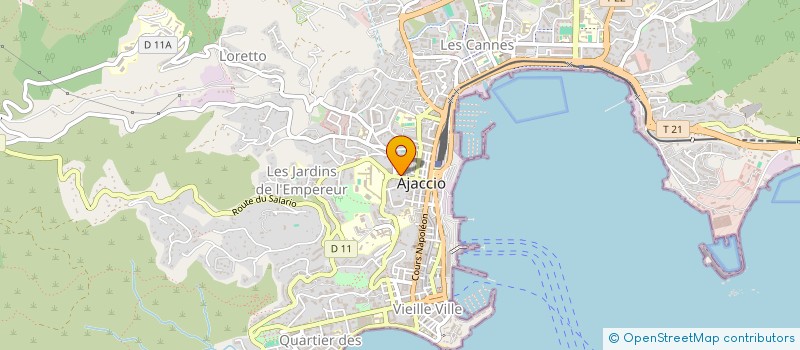 localisation de l'entreprise MADAME EMILIE BESSE à AJACCIO