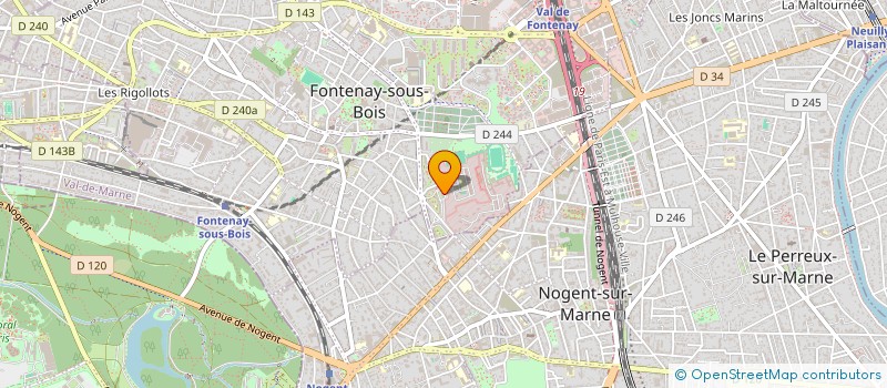 localisation de l'entreprise MADAME EMILIE BETHULEAU à FONTENAY-SOUS-BOIS