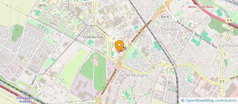 localisation de l'entreprise MADAME EMILIE BEVING  REIMS