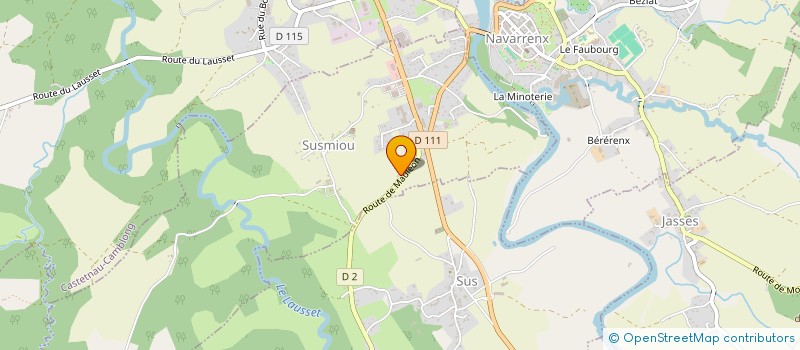 localisation de l'entreprise MADAME EMILIE BEZARD  NABAS