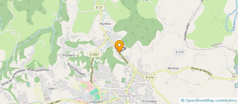 localisation de l'entreprise MADAME EMILIE BIDART  HASPARREN