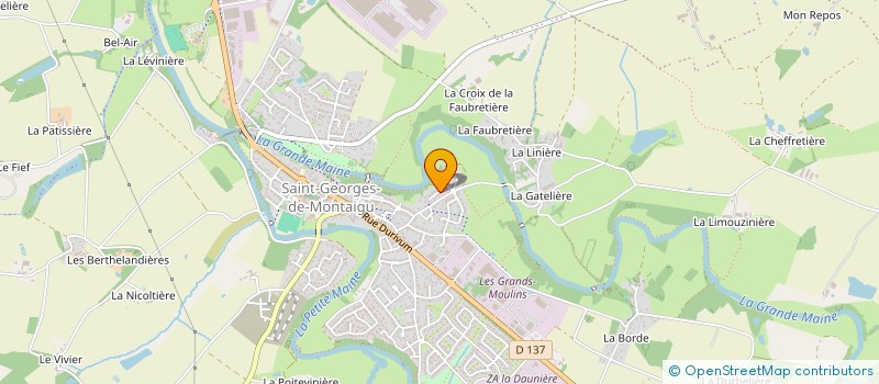 localisation de l'entreprise MADAME EMILIE BIDAUT à MONTAIGU-VENDEE