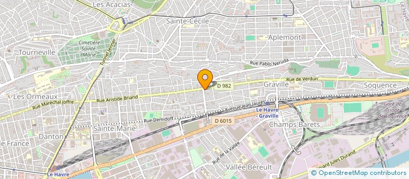 localisation de l'entreprise MADAME EMILIE BIDEAU à LE HAVRE