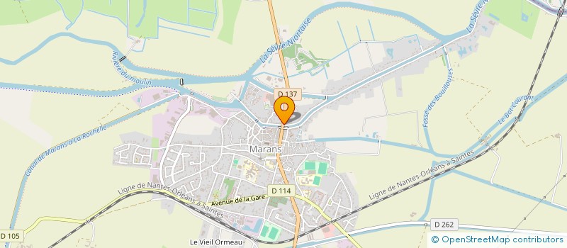 localisation de l'entreprise MADAME EMILIE BIENFAIT  MARANS