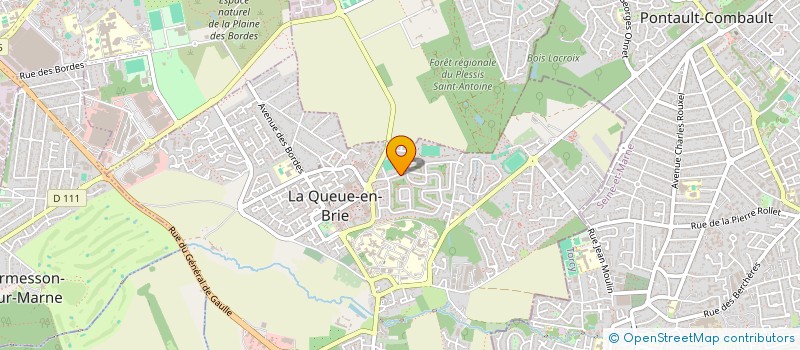 localisation de l'entreprise MADAME EMILIE BIJELIC  LA QUEUE-EN-BRIE