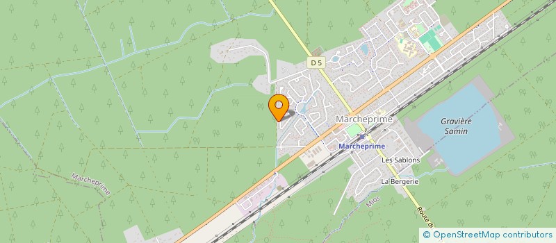 localisation de l'entreprise MADAME EMILIE BILLAT  MARCHEPRIME