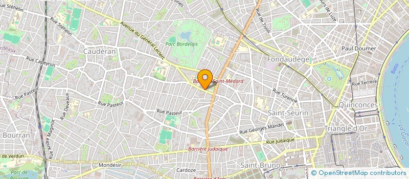 localisation de l'entreprise MADAME EMILIE BIRABEN à BORDEAUX