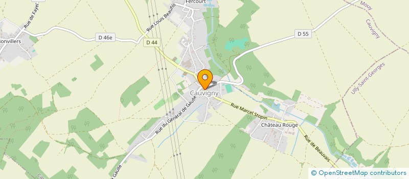 localisation de l'entreprise MADAME EMILIE BISPO  CAUVIGNY