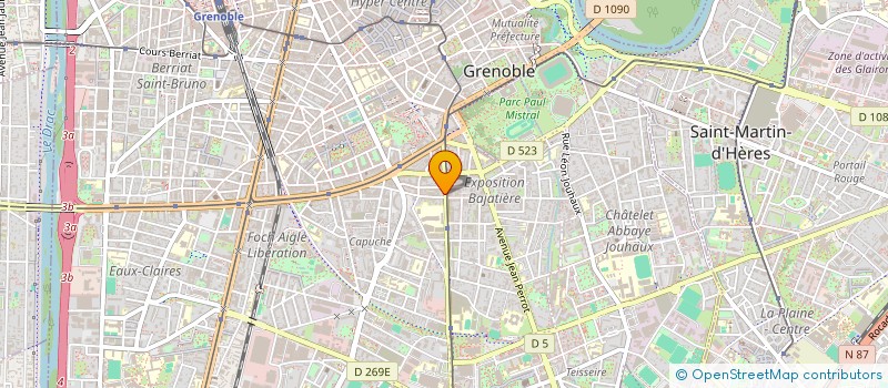 localisation de l'entreprise MADAME EMILIE BISTON  GRENOBLE