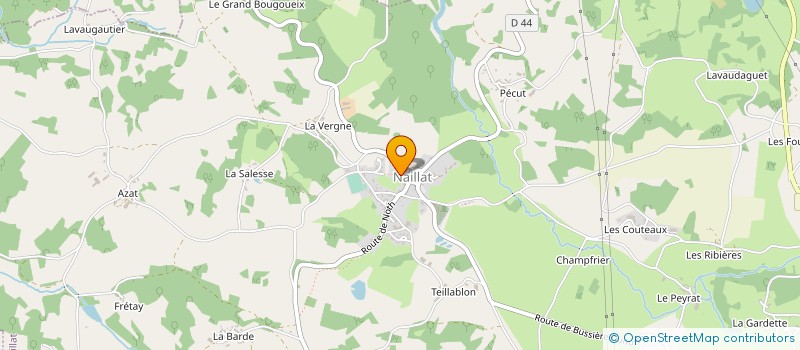 localisation de l'entreprise MADAME EMILIE BLANC à LAFAT