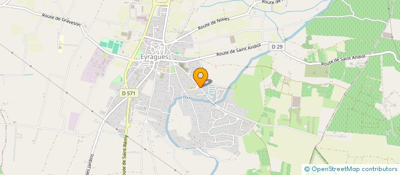 localisation de l'entreprise MADAME EMILIE BLANC  EYRAGUES