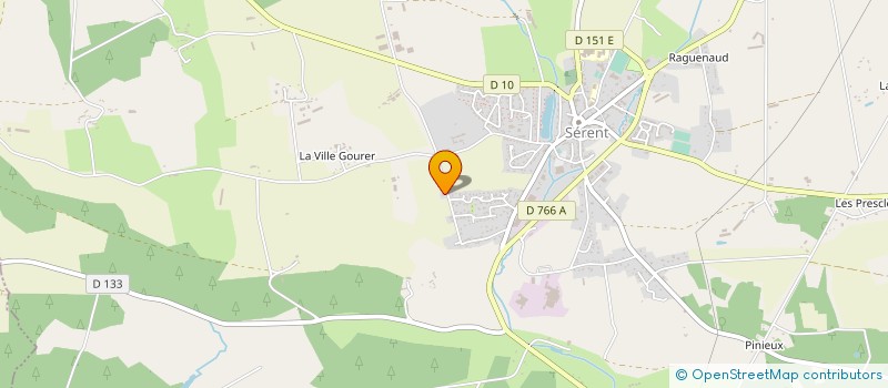localisation de l'entreprise MADAME EMILIE BLANCHARD à SERENT