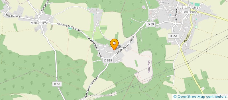 localisation de l'entreprise MADAME EMILIE BLANQUET  MOUETTES