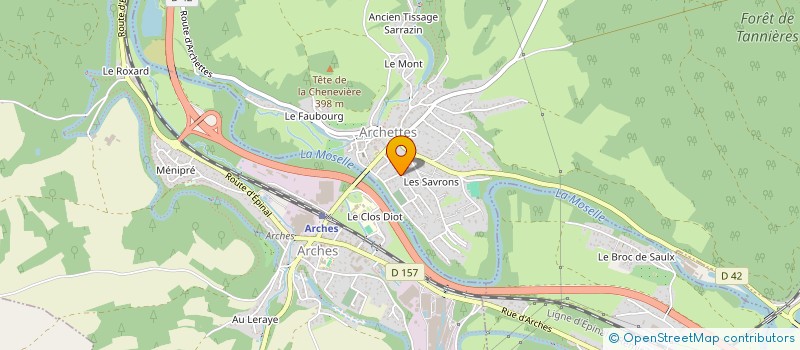 localisation de l'entreprise MADAME EMILIE BLAUDEZ  ARCHETTES