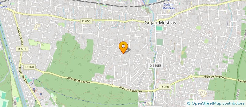 localisation de l'entreprise MADAME EMILIE BLAYE  GUJAN-MESTRAS