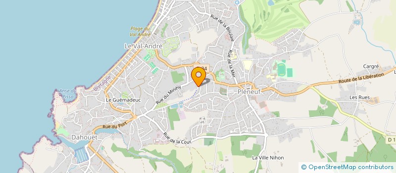 localisation de l'entreprise MADAME EMILIE BLAZY  PLENEUF-VAL-ANDRE