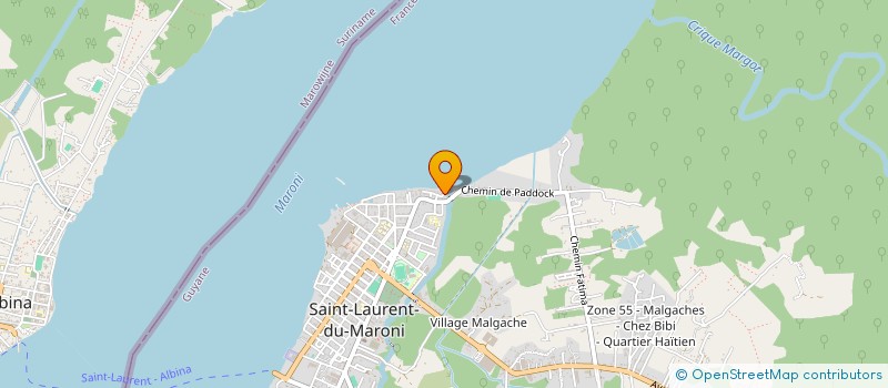 localisation de l'entreprise MADAME EMILIE BLETTERY à SAINT-LAURENT-DU-MARONI