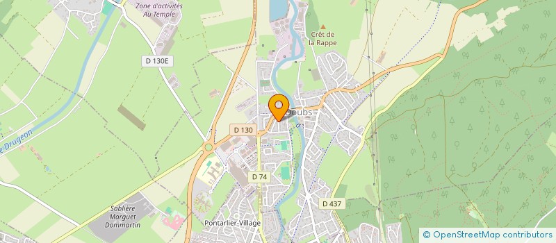 localisation de l'entreprise MADAME EMILIE BLONDEAU  DOUBS