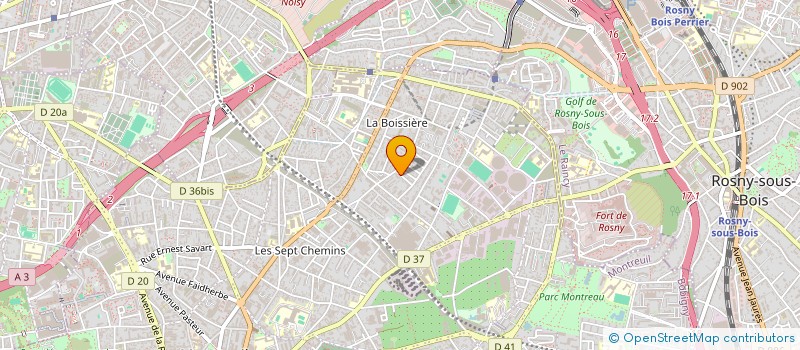 localisation de l'entreprise MADAME EMILIE BOCQUET à MONTREUIL