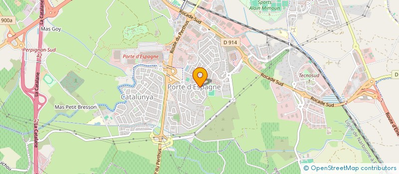 localisation de l'entreprise MADAME EMILIE BOHER  PERPIGNAN