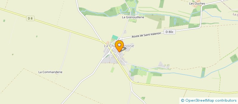 localisation de l'entreprise MADAME EMILIE BOIN à LA CHAMPENOISE