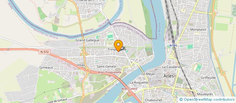localisation de l'entreprise MADAME EMILIE BOIN à ARLES