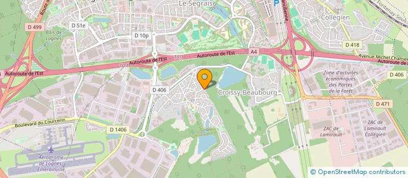 localisation de l'entreprise MADAME EMILIE BOIS  CROISSY-BEAUBOURG