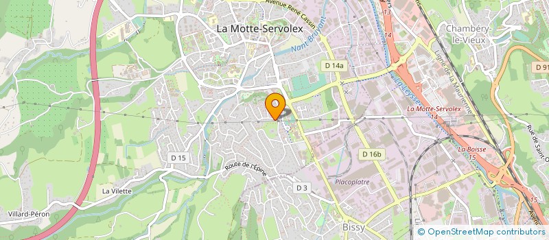 localisation de l'entreprise MADAME EMILIE BOIS  LA MOTTE-SERVOLEX