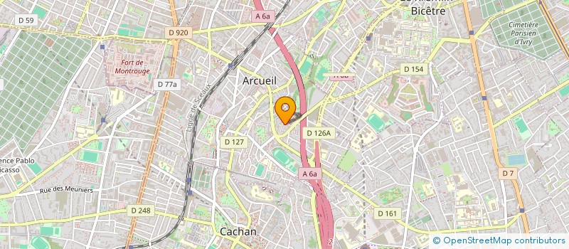 localisation de l'entreprise MADAME EMILIE BOISSET  ARCUEIL