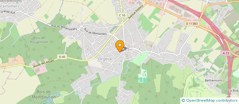 localisation de l'entreprise MADAME EMILIE BOIZARD à ORGEVAL